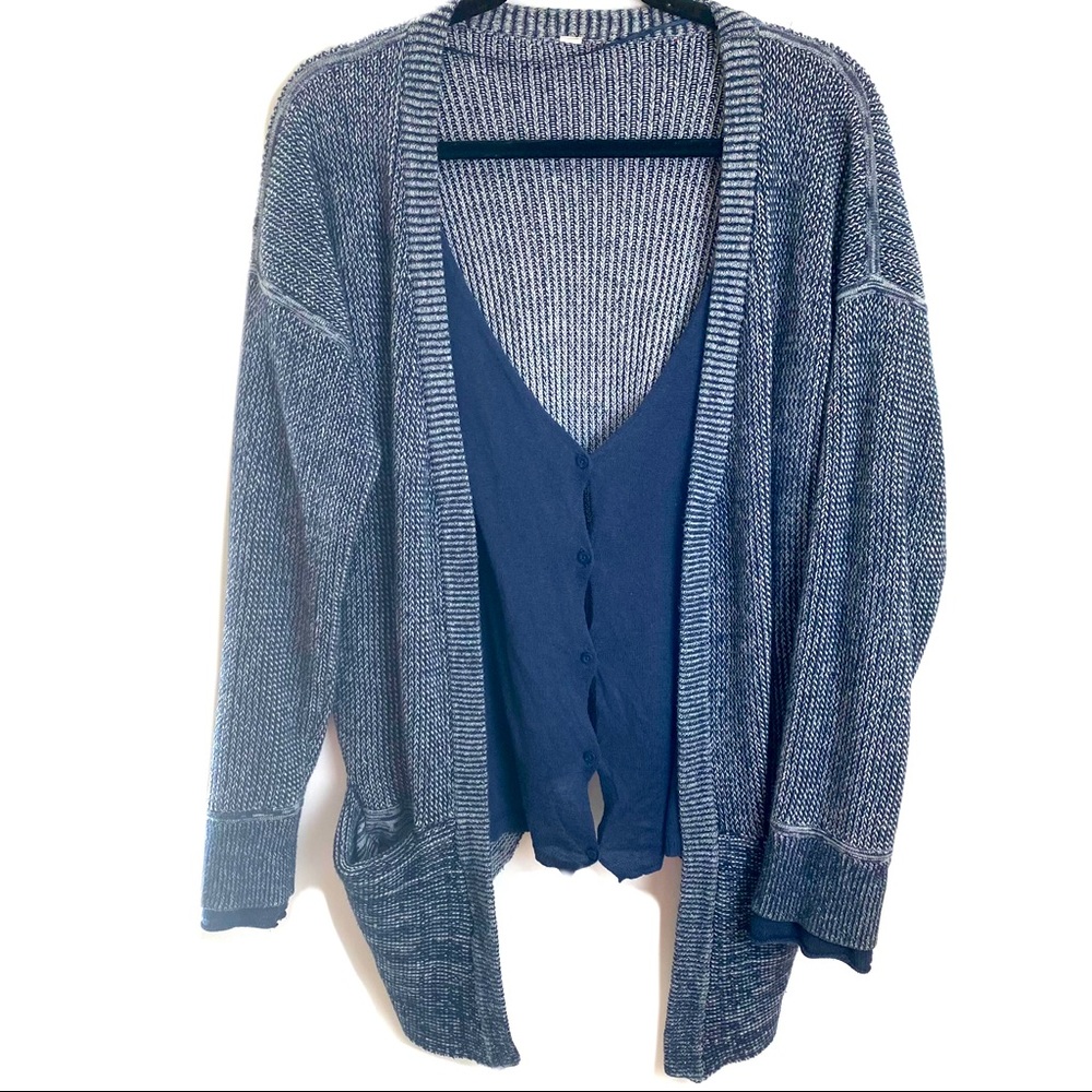 Blue Lululemon Vestigan Heathered Inkwell Pockets